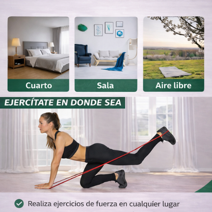 Bandas Elásticas para Fuerza y Tonificación